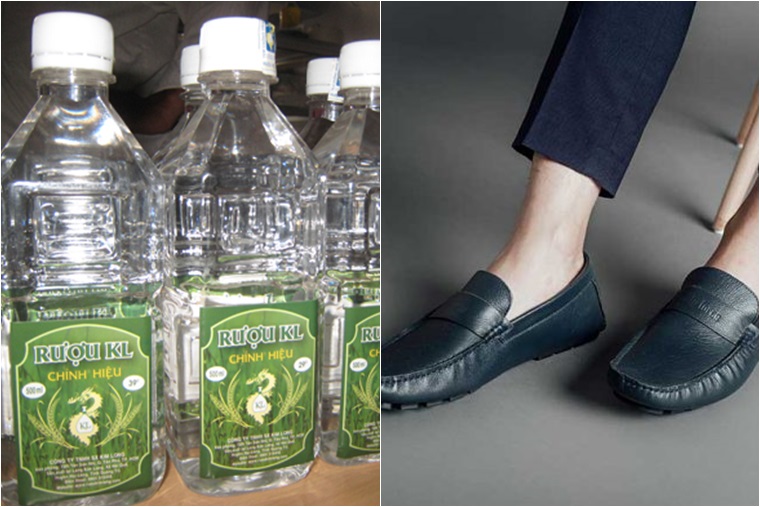 Khử mùi hôi của giày da