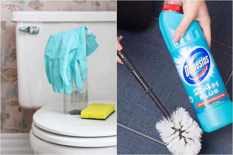 Chuẩn bị dụng cụ vệ sinh, chất tẩy rửa trước khi làm sạch