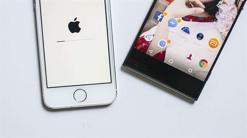 So sánh Xperia XA1 và iPhone 5S