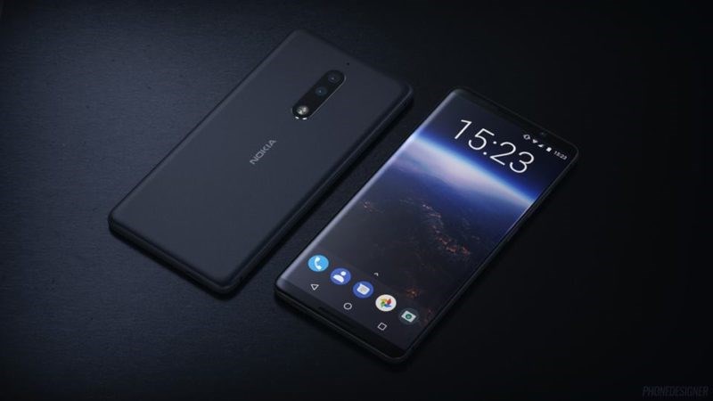 Nokia 8 và Nokia 9 lộ bản phác thảo với viền màn hình siêu mỏng