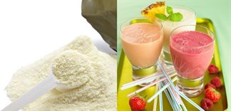 Có nên trộn sữa bột vào sinh tố cho bé không?