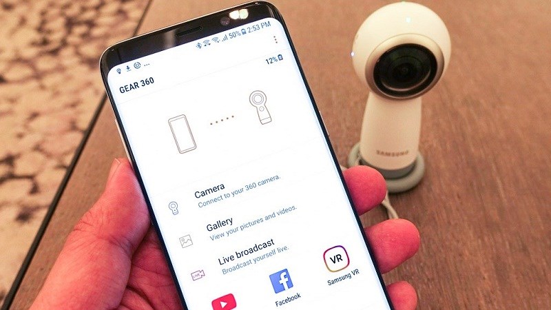 c th t i ng d ng Gear 360 2017 tr n Android l n iOS