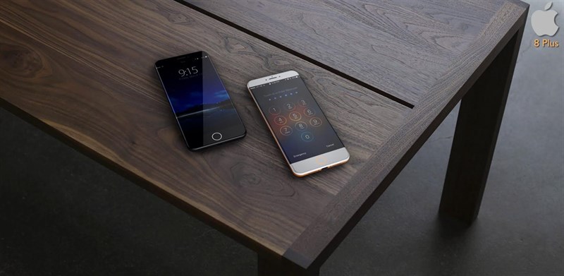 Chiêm ngưỡng mẫu iPhone 8 Plus với màn hình 5.8 inch, pin 3.400 mAh, mỏng 6.2 mm
