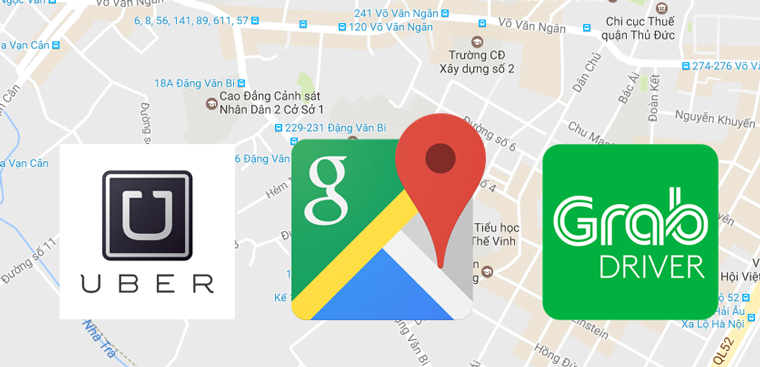 Tìm, gọi xe, so giá Uber, Grab thuận tiện ngay trên Google Maps