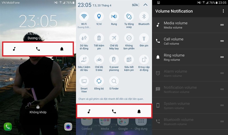Volume Notification Volume Notification