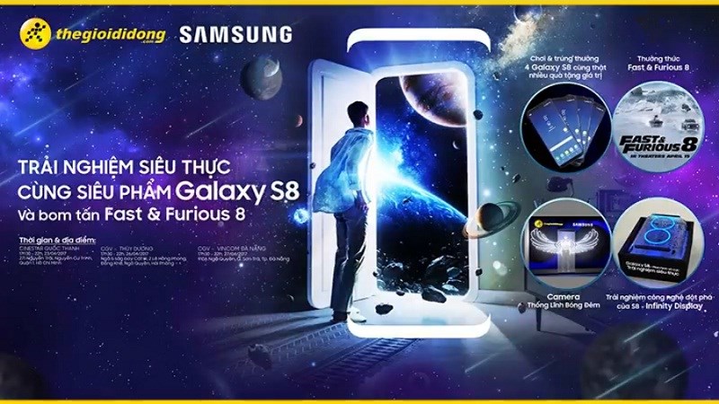 Mời tham gia offline trải nghiệm Galaxy S8 cùng bom tấn Fast & Furious 8 - ảnh 1 Mời tham gia offline trải nghiệm Galaxy S8 cùng bom tấn Fast & Furious 8 - ảnh 1