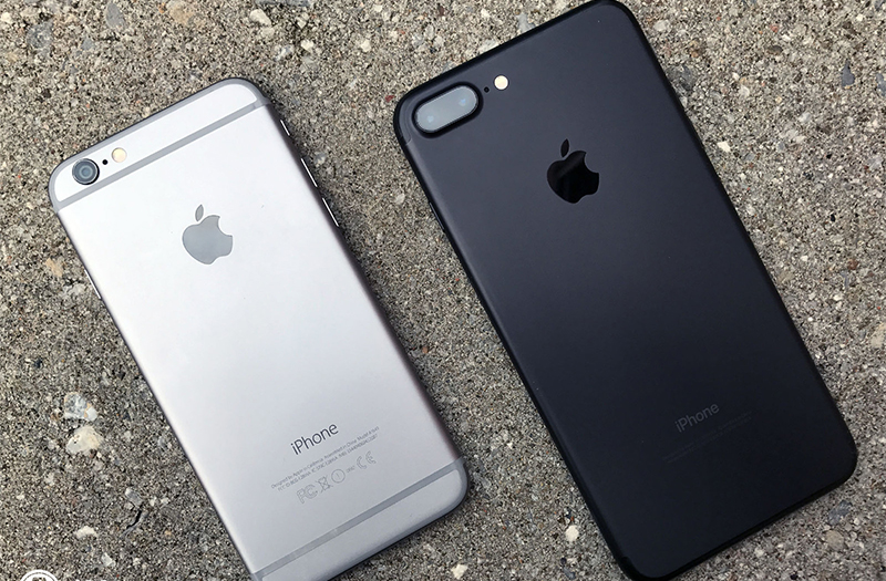 iPhone 6 và iPhone 7 Plus