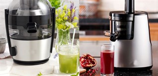 So sánh máy ép trái cây thường và máy ép chậm
