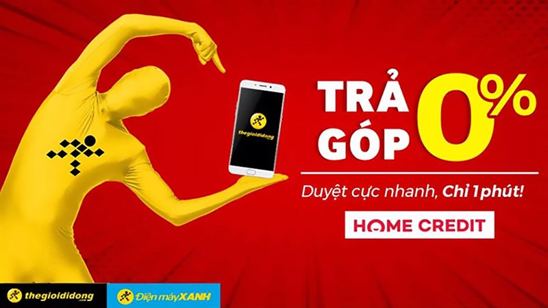 Thế Giới Di Động hỗ trợ trả góp 0% cho nhiều sản phẩm ở các mặt hàng: điện thoại, laptop, máy tính bảng,..