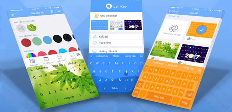 Cách đổi hình nền bàn phím cho điện thoại iPhone Android cực đơn giản