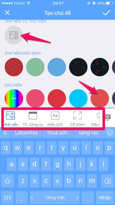 Cách đổi hình nền bàn phím điện thoại Android và iPhone  Fptshopcomvn
