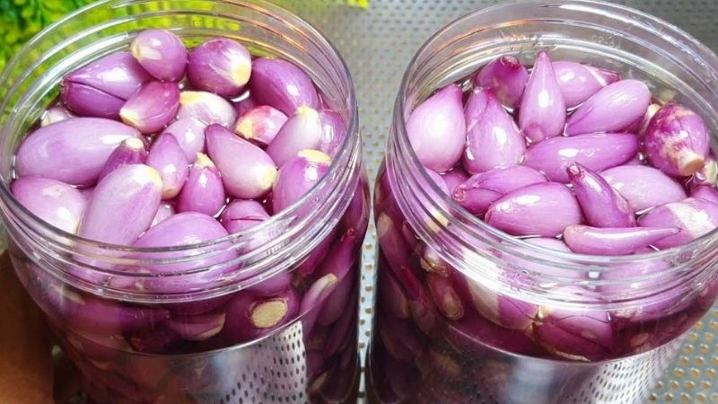 How to pickle and pickle onions crispy delicious, not pungent, prepare Tet holiday