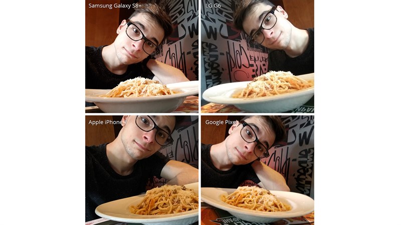 So sánh selfie Galaxy S8, LG G6, iPhone 7 và Google Pixel
