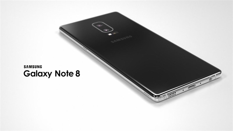 Mẫu thiết kế Galaxy Note 8 với camera kép cực chất Mẫu thiết kế Galaxy Note 8 với camera kép cực chất