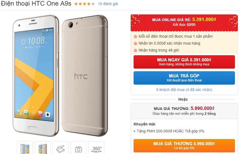 Loạt smartphone HTC cấu hình cao đang được giảm giá mạnh mẽ Loạt smartphone HTC cấu hình cao đang được giảm giá mạnh mẽ