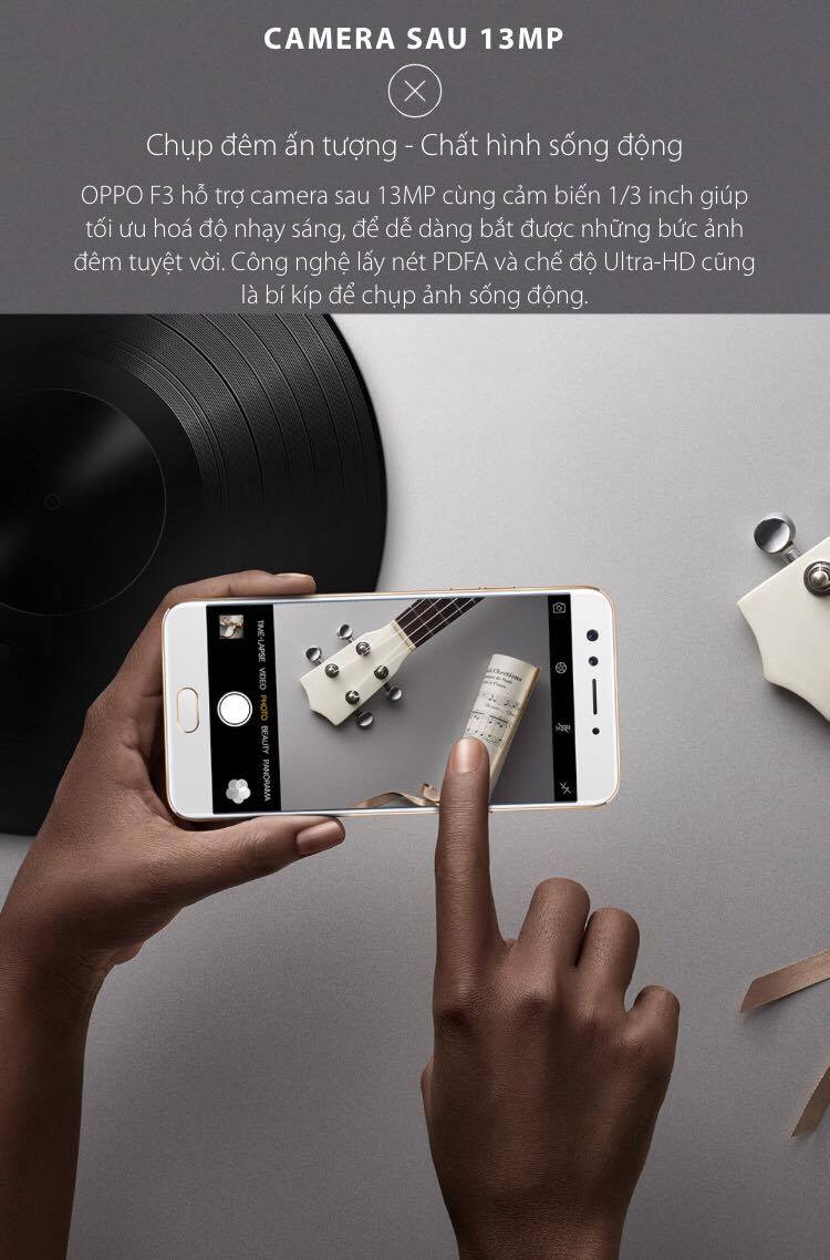 OPPO F3 là sự kết hợp giữa F1s 2017 và F3 Plus với mức giá tốt OPPO F3 là sự kết hợp giữa F1s 2017 và F3 Plus với mức giá tốt