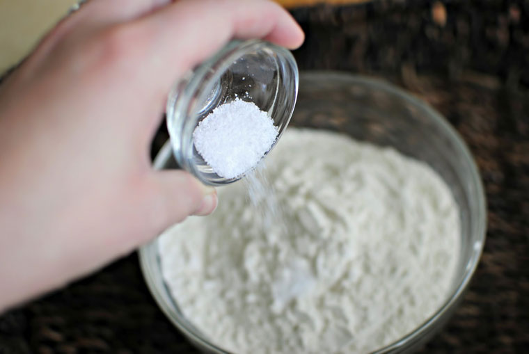 Notes when handling flour for baking