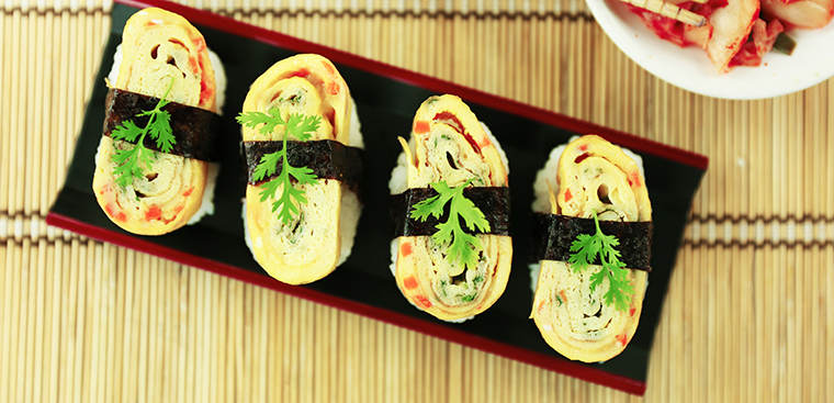 Bước 3 Thành phẩm Sushi trứng cuộn