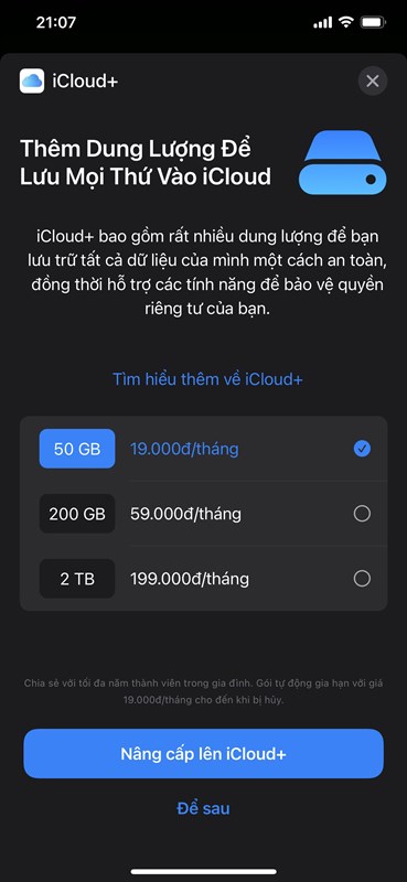 Cách khắc phục lỗi sao lưu iCloud