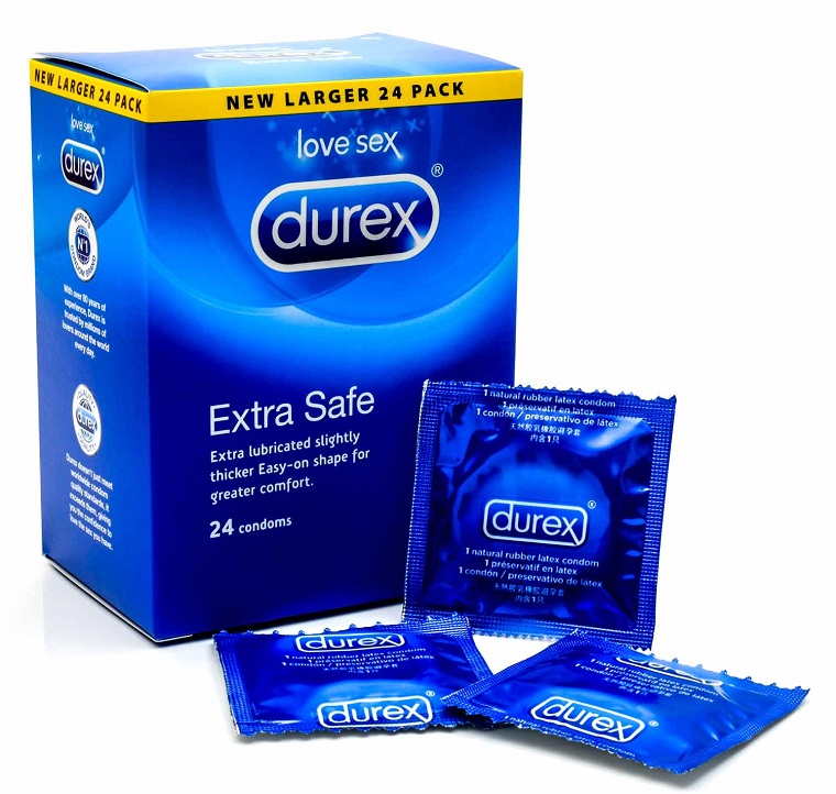 Bao cao su Durex thật vỏ bao bì có màu sắc nét