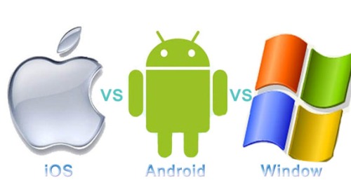 Hệ điều hành Android và iOS phổ biến khắp thế giới Windows Phone tập trung ở các nước Châu Âu