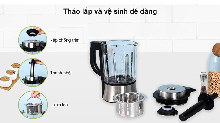 Cấu tạo máy làm sữa hạt