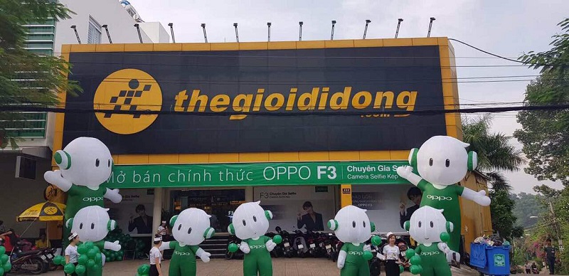 ngày đầu mở bán OPPO F3 tại các chi nhánh TGDĐ