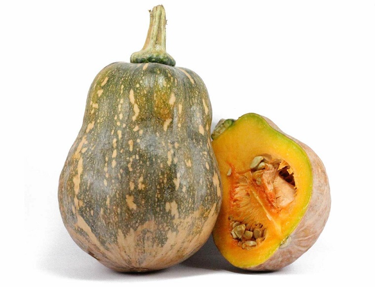 Vietnamese red pumpkin is smaller in size