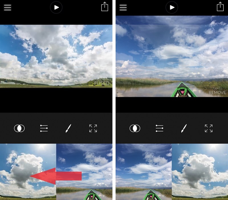 ghép ảnh mây ghép ảnh mây