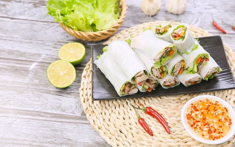 Cách làm phở cuốn thập cẩm