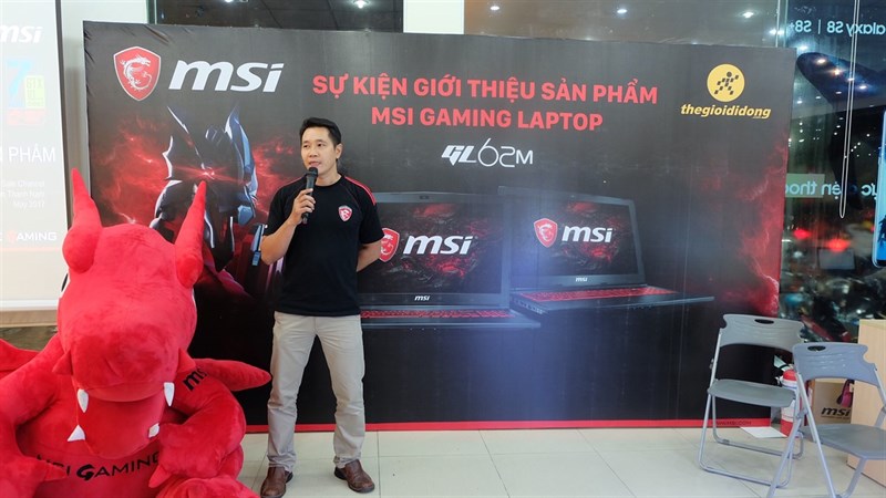 Sự kiện mở bán và giới thiệu dòng Laptop Gaming MSI tại TGDĐ Sự kiện mở bán và giới thiệu dòng Laptop Gaming MSI tại TGDĐ