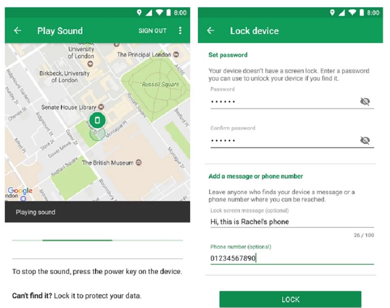 ảnh Find My Device