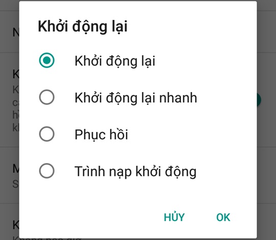 chế độ nhà phát triển 1