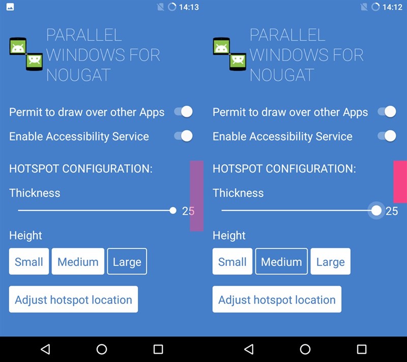 Parallel Windows for Nougat 3