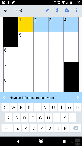 New York Times crossword puzzle New York Times crossword puzzle