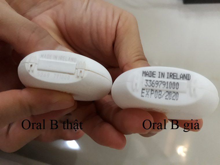 Cách phân biệt chỉ nha oral b thật và giả