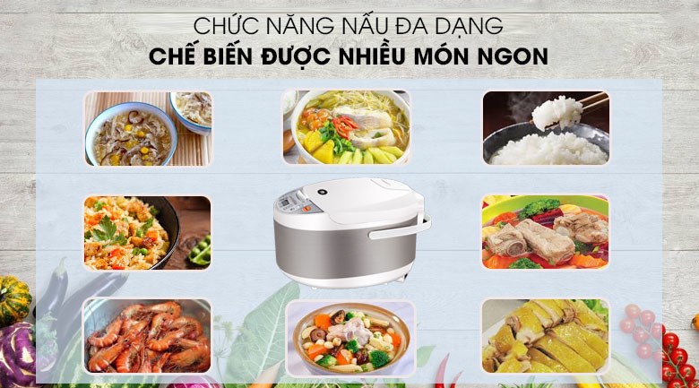 Nồi cơm điện tử Mishio MK-222 1.8 lít