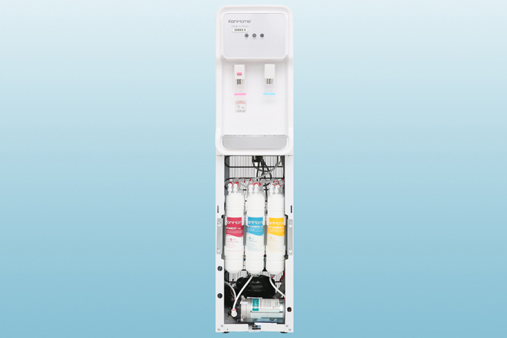 7 lý do nên mua máy lọc nước RO để sử dụng cho gia đình > Máy lọc nước RO nóng lạnh Korihome WPK-915 9 lõi giúp loại bỏ tới 99,99% cặn kim loại nặng