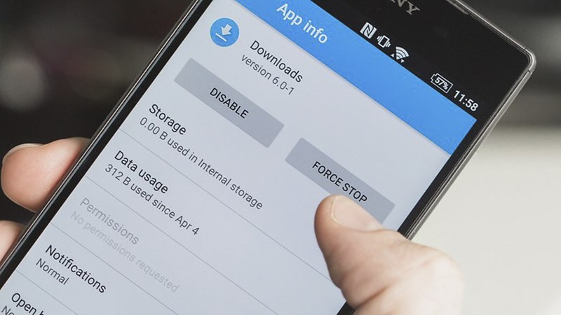 Lỗi đầy bộ nhớ Android Lỗi đầy bộ nhớ Android