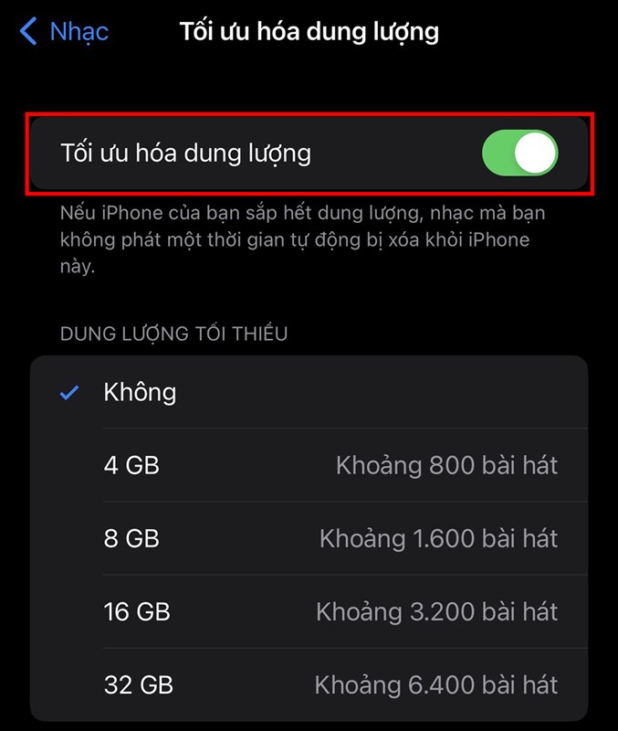 Giải phóng dung lượng iPhone