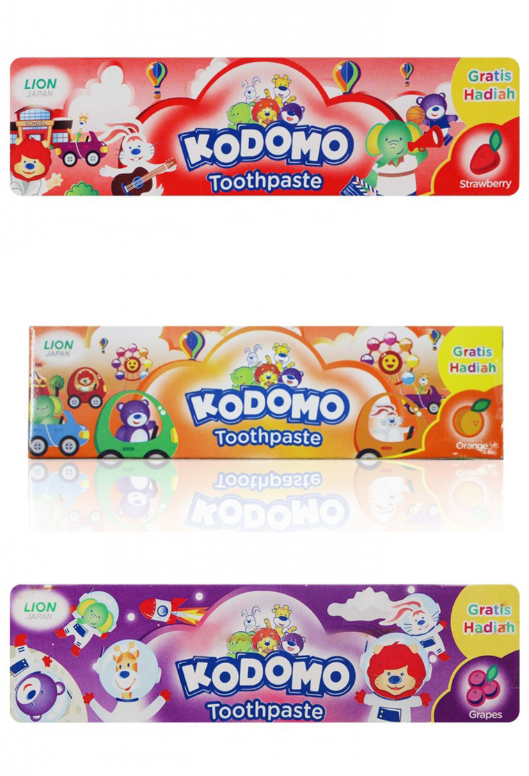 Kem đánh răng Kodomo Loại kem đánh răng trẻ em nuốt được