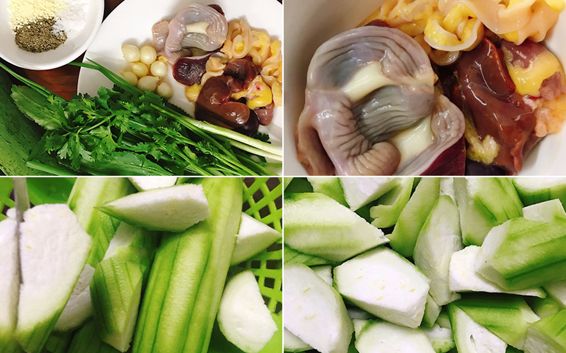 Bước 1: Sơ chế nguyên liệu Bước 1: Sơ chế nguyên liệu
