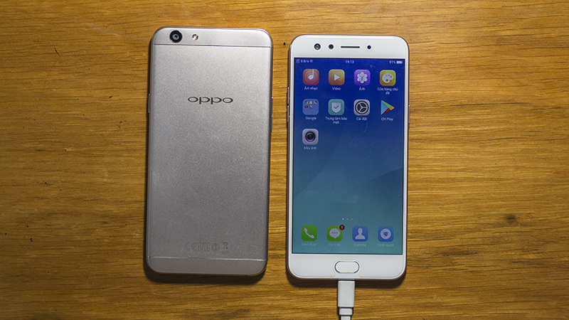 So sánh Oppo F3 và F1s 2017