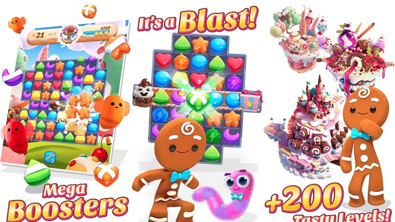 Hình ảnh trong game Cookie Jam Blast