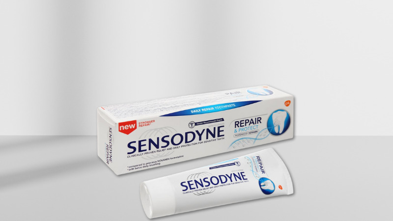 Kem đánh răng chống ê buốt Sensodyne phục hồi răng nhạy cảm 100g