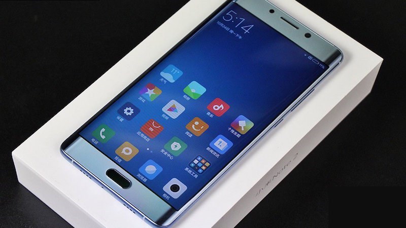 Mi Note 3 màn hình cong, Snapdragon 835, RAM 6GB, camera kép lộ thiết kế cực đẹp!