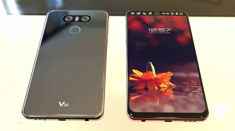 LG V30 camera kép, 2 màn hình xuất hiện cực đẹp trong bản concept mới