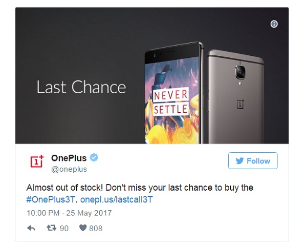 OnePlus 3T có thể sẽ ngưng sản xuất