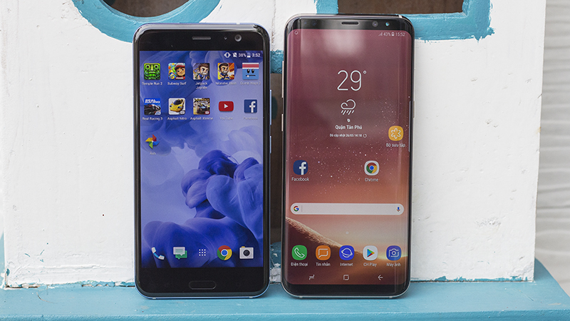 Đọ dáng Galaxy S8 Plus và HTC U11 Đọ dáng Galaxy S8 Plus và HTC U11