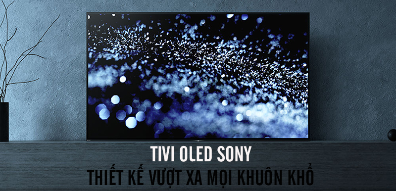 Chiêm ngưỡng thiết kế đầy sang trọng của dòng tivi OLED Sony A1 > Thiết kế vượt xa mọi khuôn khổ